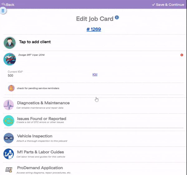 request a deposit example in ARI